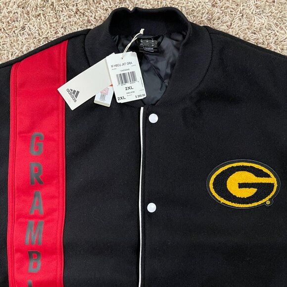 Adidas Grambling State University Tigers Dugout Jacket IU4742, Men's 2XL (New) - Picture 7 of 16
